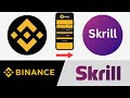 Binance to Skrill USDT, Bitcoin, Ethereum withdrawal tutorial