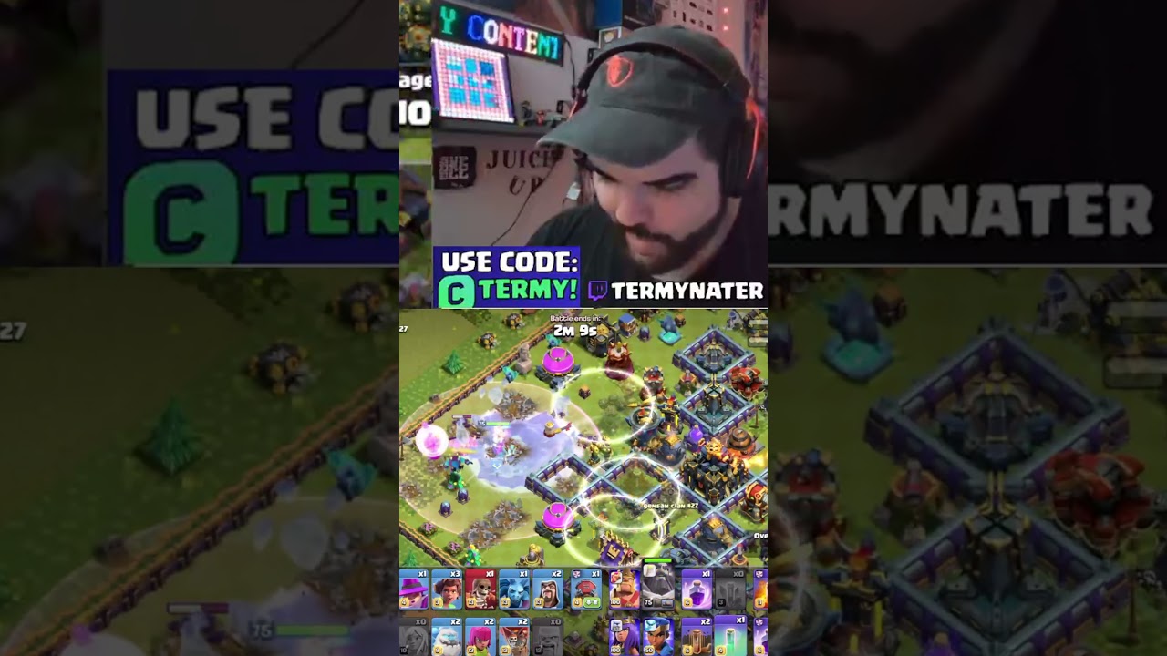 I MISSED My Earthquake Spell Placement...  (Clash Of Clans)