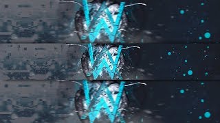 Alan Walker Banner Speed art / Cinema 4D & Photoshop