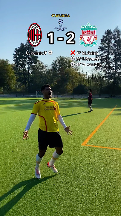 AC Milan - FC Liverpool Champions League Group Stage 🔥 #championsleague #liverpool #football