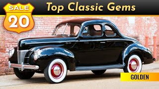 BEST Discovering Notable & Rare Vintage Cars for Sale by Owners