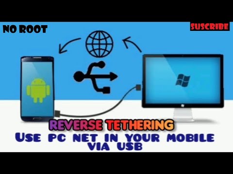 Reverse Tethering-How to use PC Internet in your mobile via USB (EASY STEPS)