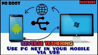 Reverse Tethering-How to use PC Internet in your mobile via USB (EASY STEPS) screenshot 2