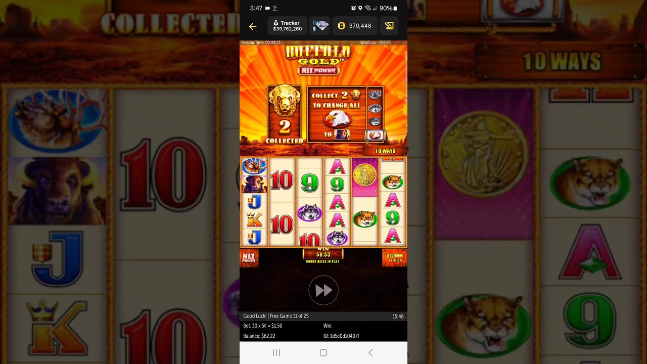 Trampled * Buffalo Gold Max Power * 1.50 bet bonus * Betty Casino * How'd it go?