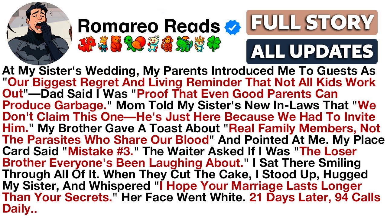 At My Sister's Wedding, My Parents Introduced Me To Guests As 