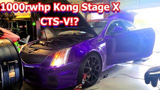 CTS-V with a KONG Stage X Ported LSA made 1000+whp!!!