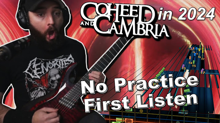 New Coheed And Cambria 2024 - Searching For Tomorrow Guitar React, First Listen, No Practice!