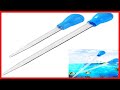 Coral Feeder SPS HPS Feeder, Long Acrylic Marine Fish and Reef Coral Aquarium Syringe Liquid