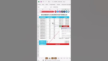 Cómo solucionar un error en infinitas hojas de Excel #youtube #facebook  #youtubeshorts