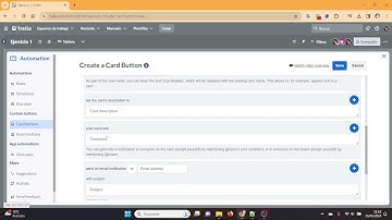 Trello: Automatización de botón de tarjeta