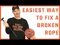 How To Fix a Broken Starter Rope in a LawnMower or Other Engines - Video