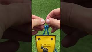 Secure Knot Trick Using a Key Ring