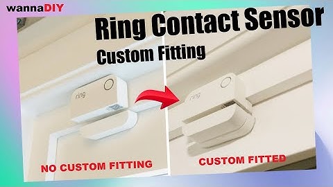 Ring Alarm Contact Sensor | 2nd Generation | Custom Fit | DIY