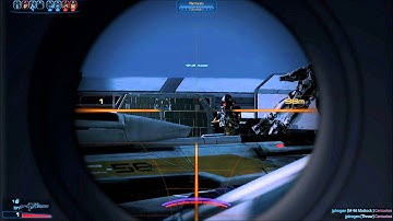 Mass Effect 3 Demo - Multiplayer: Drell Phasing Between Enemies (Part 1/2)