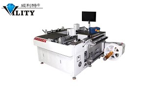 Vility Staggered Shift Auto Roll to Roll CCD Guide Hole Punching Machine