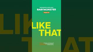 [Babymons7Er] Track Sampler 03. Like That #Babymonster #Babymons7Er #Shorts