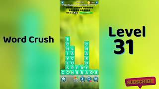 Word Crush Level 31 Answers | Fun Puzzle Game | Solution Guruji