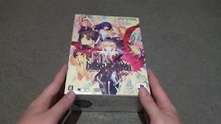 Fate/Hollow Ataraxia PSVita Limited Edition unboxing