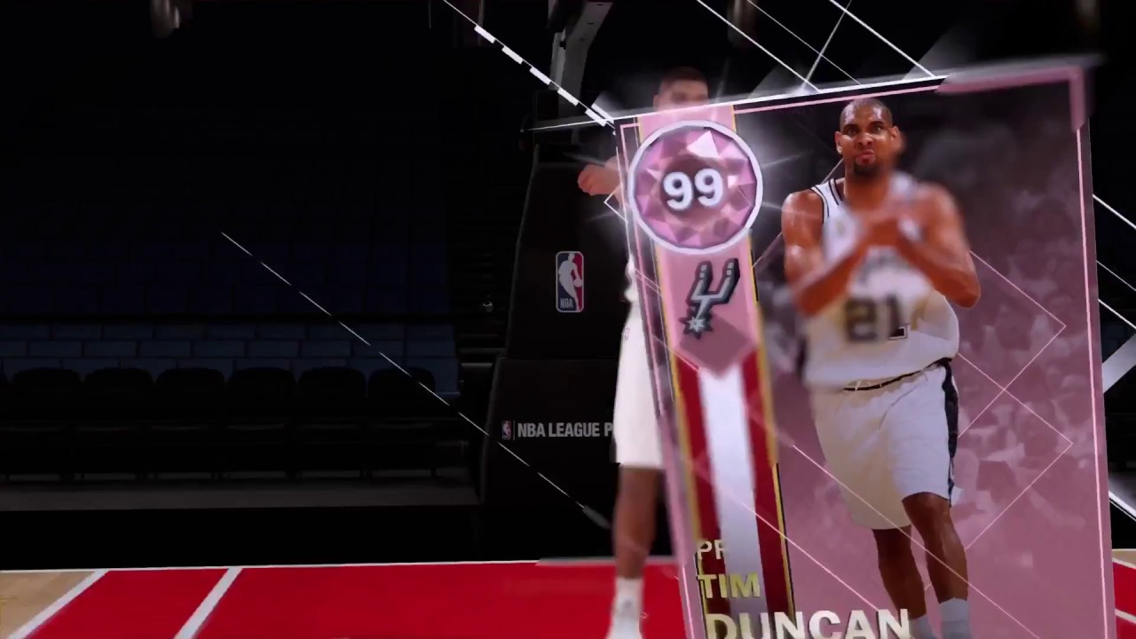 FREE PINK DIAMOND TIM DUNCAN NBA 2K18 MY TEAM