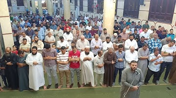 آيات من سورة التوبة صلاة العشاء من مسجد الفاروق عمر بشربين دقهلية الموافق ١٩يوليو٢٠١٩