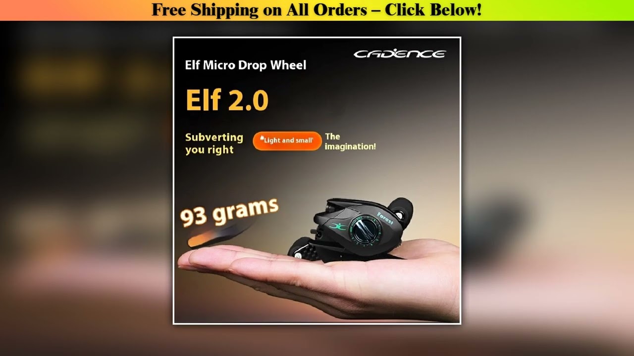 Cayden Ultra Mini Portable Water Drop Reel  Bfs Reel Second Generation Micro Bait Double Line Cup