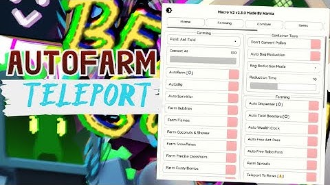 Bee Swarm Simulator Script | Autofarm | Teleport