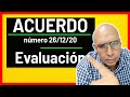 📑👩🏻‍🏫 RESUMEN Acuerdo 26/12/20 Orientaciones pedagógicas y criterios de evaluación del aprendizaje