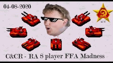 C&C Remastered - Red Alert - Another 8 player FFA Madness game