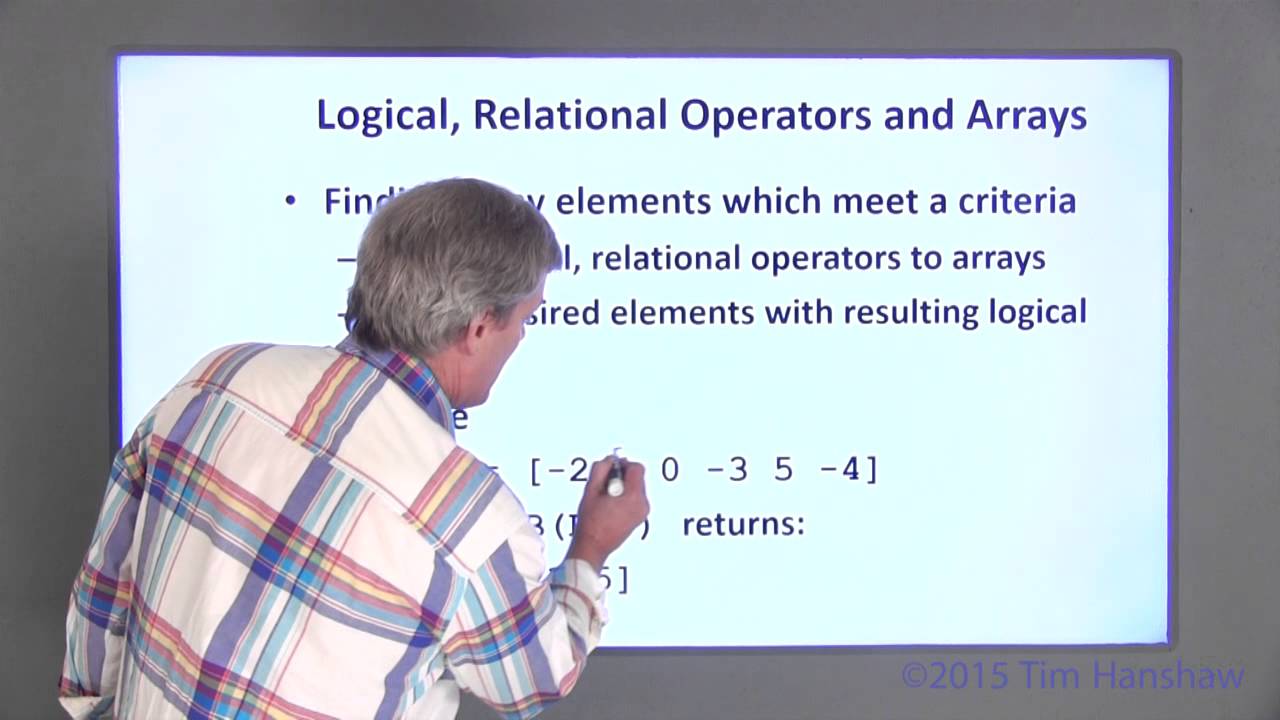 Chapter 9: Logical Arrays - YouTube