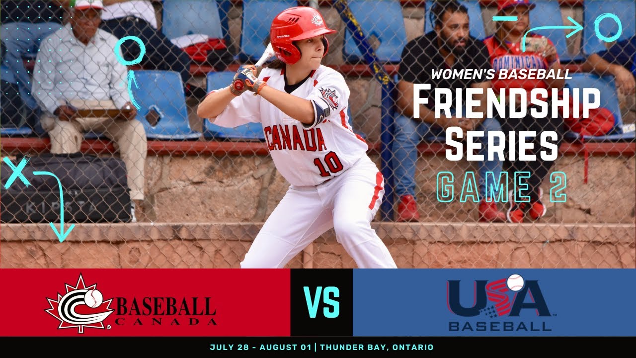 Women's Baseball Friendship Series Game 2 YouTube