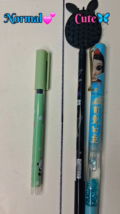 Normal vs cute✨️💜#ytshorts #stationarycollection #cute#normalvscute#stationery#asmr