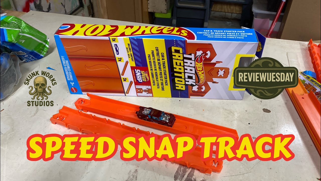 НОВИНКА: HOT WHEELS SPEED SNAP TRACK: ОБЗОР В ЧЕСТЬ ВТОРНИКА 