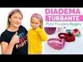 DIADEMA TURBANTE de TELA - COMO HACER FÁCIL Y RÁPIDO