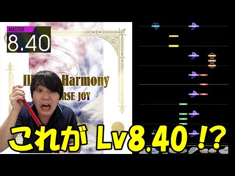 Lv 8.40の悪夢再び。新曲「Illegal Harmony」がむずかしすぎる件について。