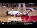 Peddy lands hard on tailbone after getting fouled  hit in face  phoenix mercury vs las vegas aces