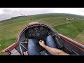 FIRST FLIGHT in a Single Seater Glider | K8 Launch, Flight & Landing | & Stalls | GoPro Cockpit View