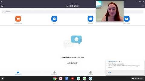 How to Use Zoom & Google Classroom Apps - Chromebook