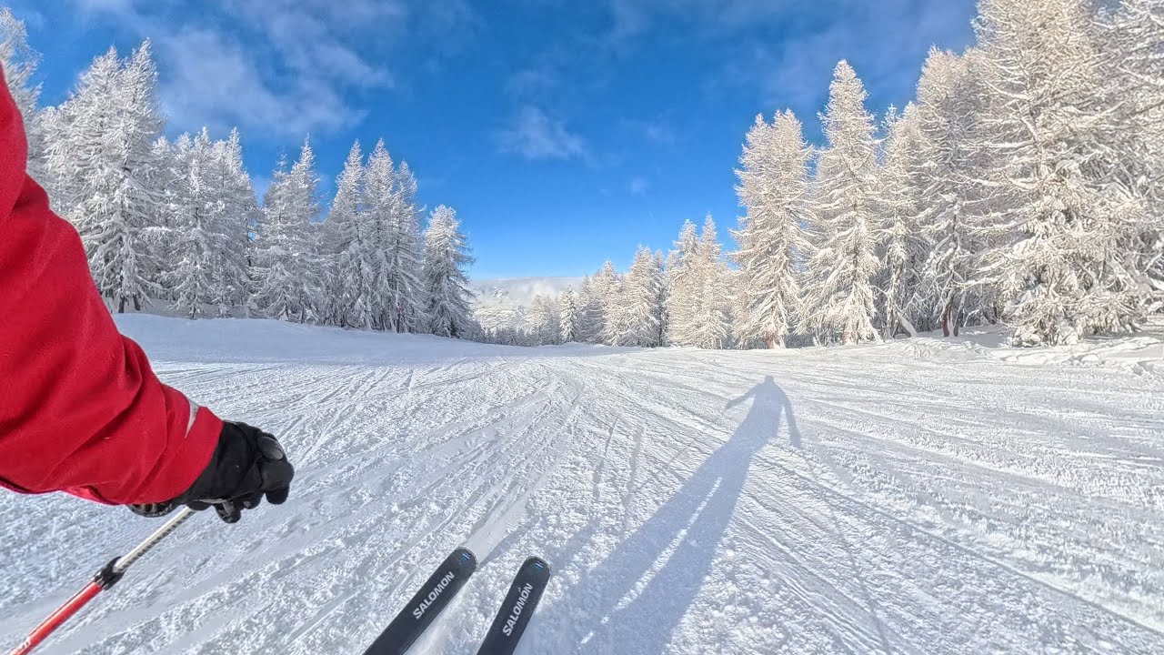 1 METER OF SNOWFALL in the French Alps Les Arcs 10/01/2026!