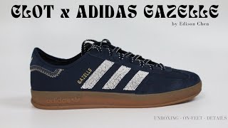 CLOT x adidas Cazelle by Edison Chen Navy | Unboxing, on-feet
