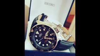 Seiko SKX007 &quot;J&quot; leather and stainless strap