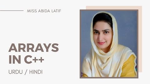 Lecture # 36 | Arrays in C++ | Innovative Computer Science Club