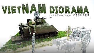 VIETNAM DIORAMA #1 - CUSTOMISING SCALE MODEL FIGURES