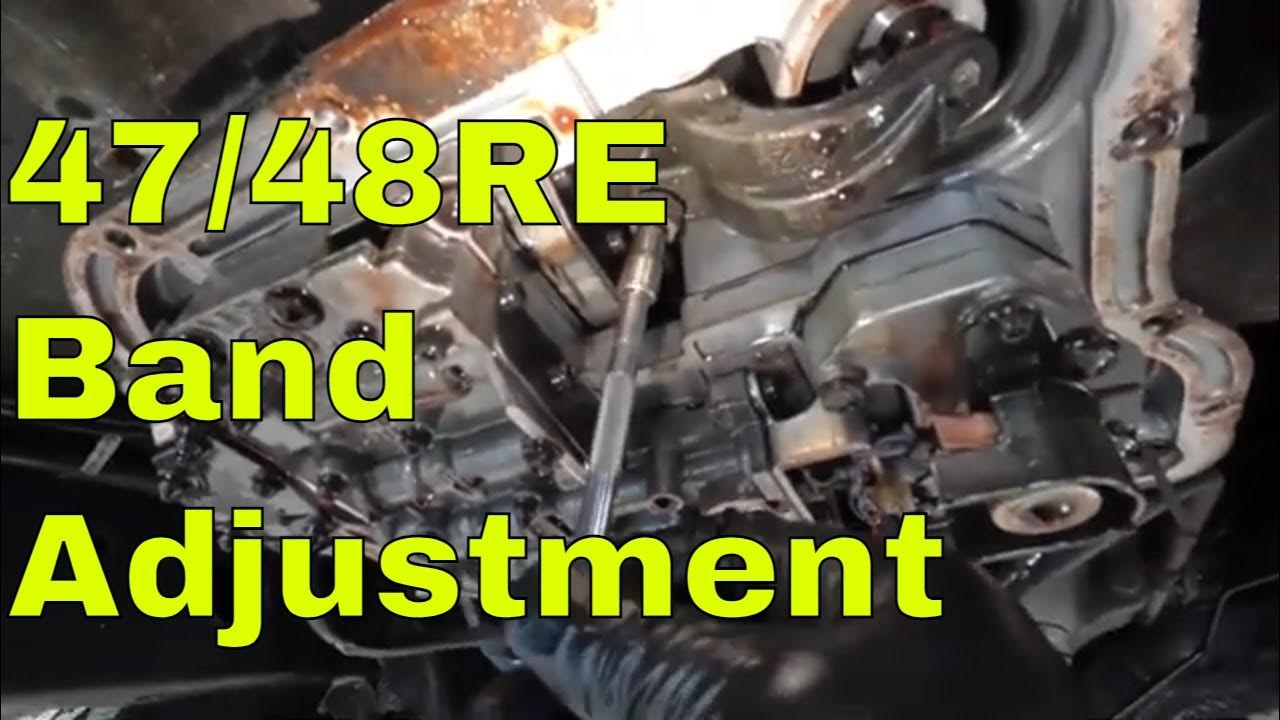 47/48RE Easy Rear Band Adjustment YouTube