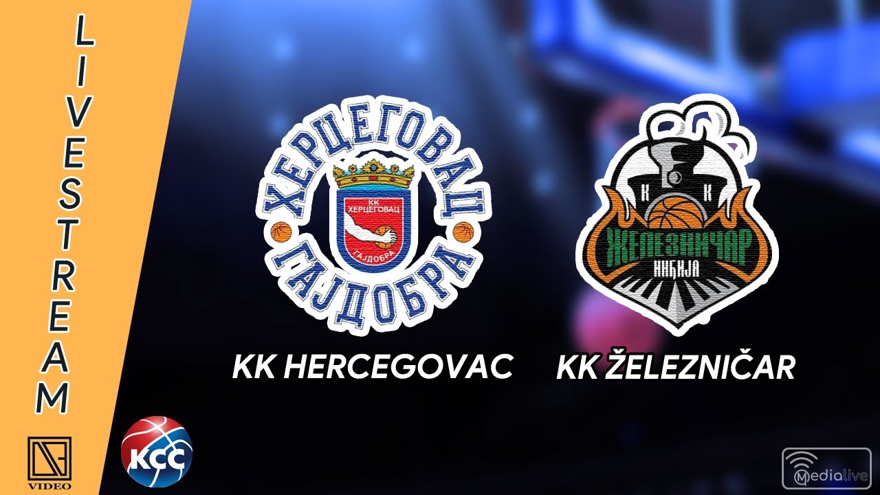 [24.01.2021.] KK "HERCEGOVAC" Gajdobra - KK "ŽELEZNIČAR" Inđija (Full match Livestream)