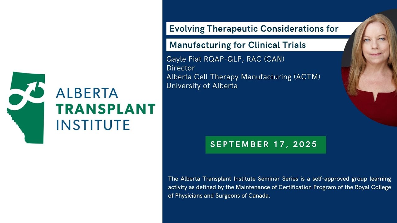 Evolving Therapeutic Considerations for Manufacturing for Clinical Trials