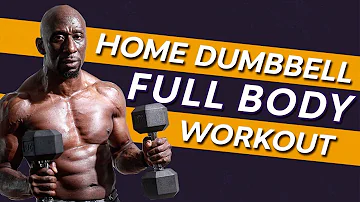 Home Dumbbell Full Body Workout - Superset Circuit