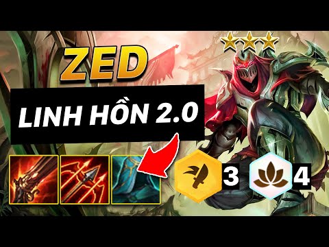 LÀM CHỦ BÓNG TỐI VỚI ĐỘI HÌNH ZED LINH HỒN VERSION 2.0 | TFT 4.5 | ANTI-META ĐTCL