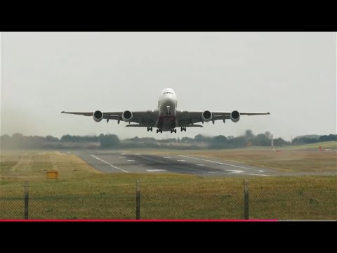 Birmingham Airpot LIVE Departur A380 #live #aviation #planespotting #bhx