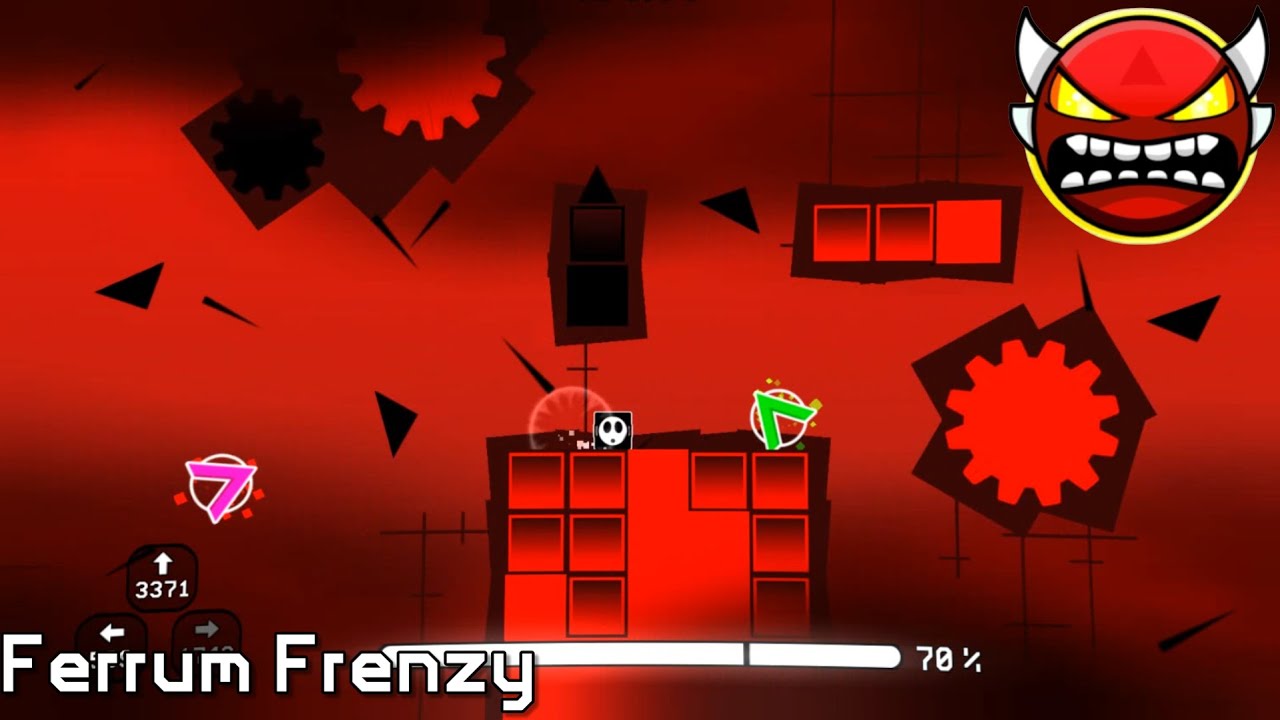 ( Insane Demon Platformer ) | Ferrum Frenzy by Xepheron | Geometry Dash ...