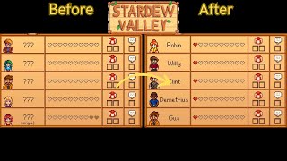 How to Improve Friendship Rating - Bulletin Board Bundle - Stardew Valley